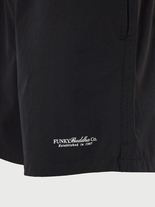 Herren-Bademode Kurze Hosen Schwarz FBM013-001-16-Schwarz
