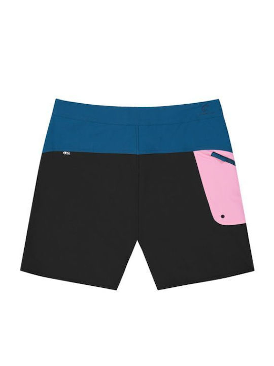Men's Swimwear Bermuda Black-Blue-Pink With Patterns