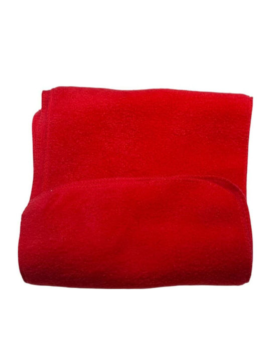 Women's Fleece Scarf Red