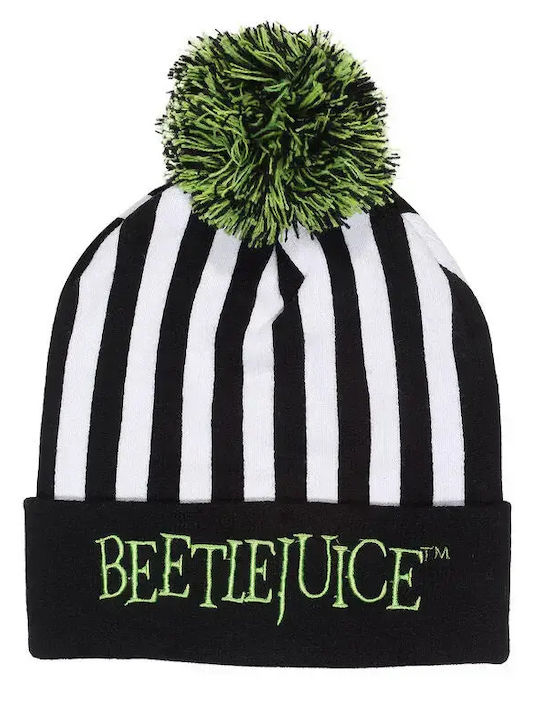 Beanie Unisex Strickmütze in Schwarz