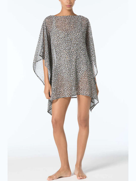 Michael Kors Damenbademode Kaftan Strand Weiß