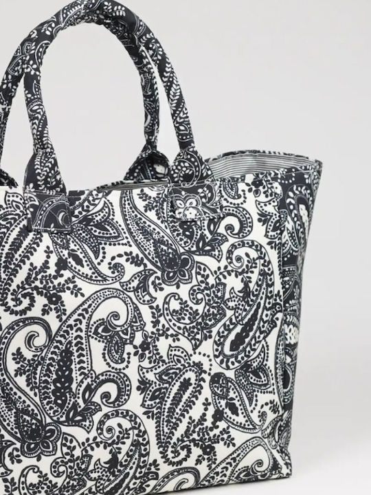 Noidinotte Stoff Strandtasche Schwarz