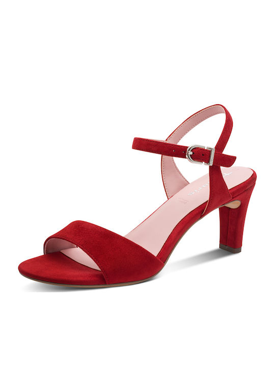 Fabric Sandals Red