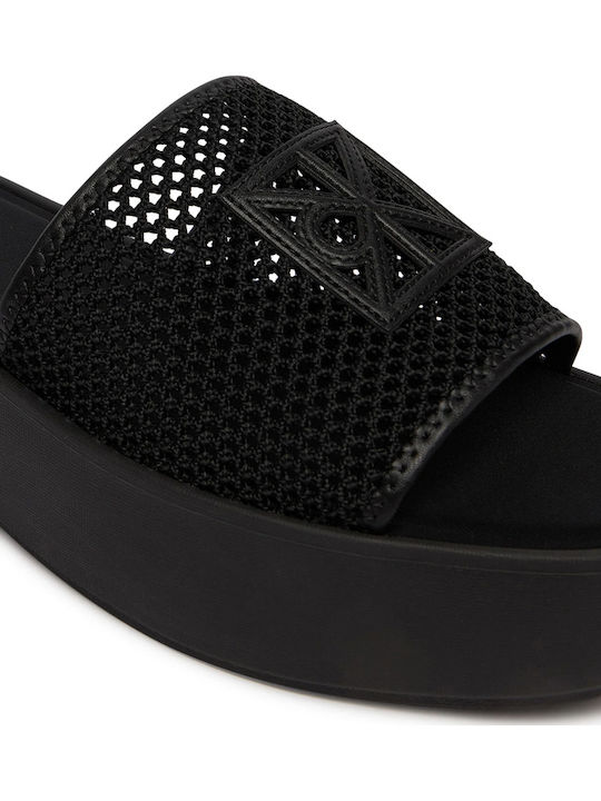 Γυναικεία Σανδάλια Flatforms Μαύρα