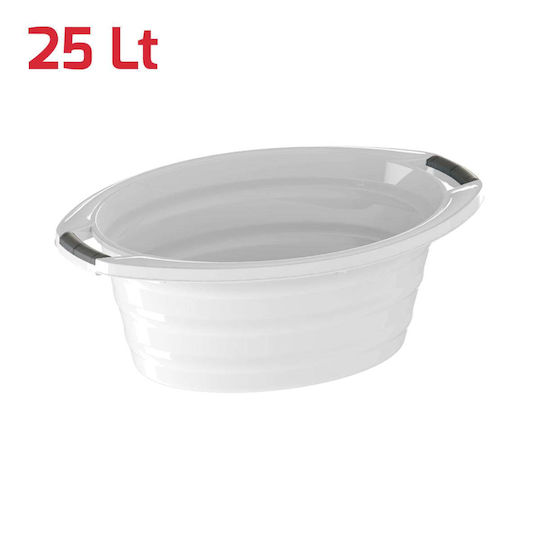 Казан 64x45x21см Капацитет 25л Бял