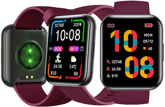 Bemi Exo Smartwatch με Παλμογράφο (Μαύρο)