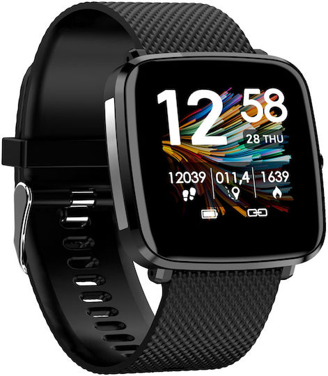 Bemi Odi ECG Smartwatch Mit SIM Und Herzfrequenzmesser Schwarz