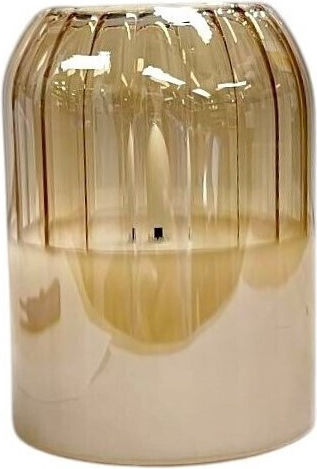 Lumânare Electrică Cortina LED Pahar Din Sticlă Strat De Ceară 100/75mm Ivoire