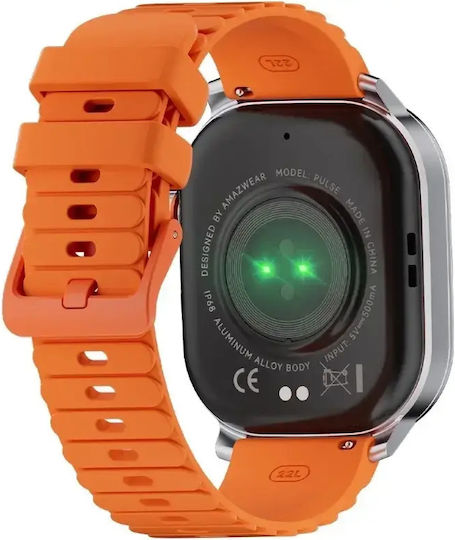 Kospet Pulse Aluminium Smartwatch με Παλμογράφο (Ασημί)