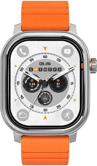 Kospet Pulse Aluminium Smartwatch με Παλμογράφο (Ασημί)