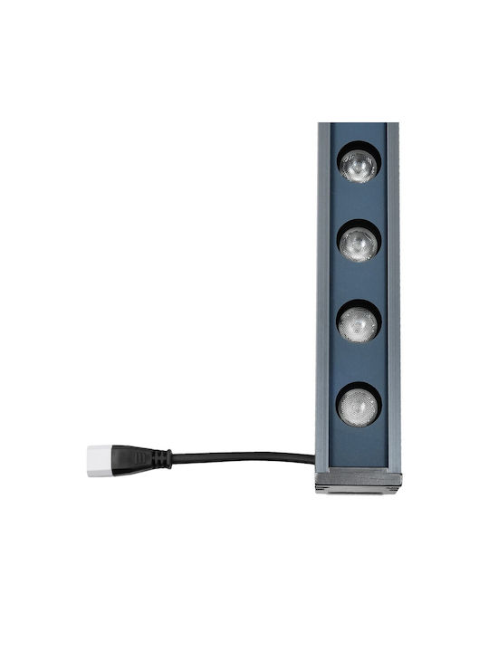 GloboStar Washermargo Εξωτερικό Φωτιστικό LED Wall Washer 24W IP66 Ροζ