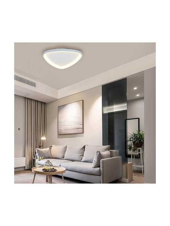 Vivalux Ceiling Light 51cm White with Integrated LED and Remote Control