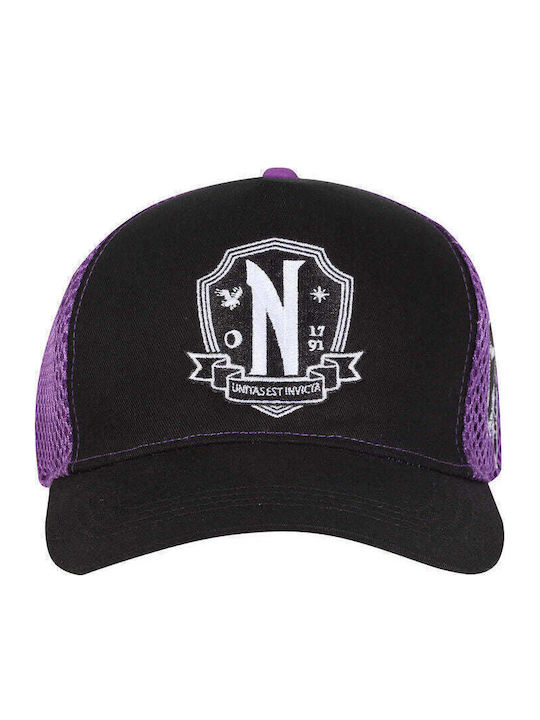 Șapcă Wednesday Nevermore Logo Mesh Cap Violet Wed08335cacos
