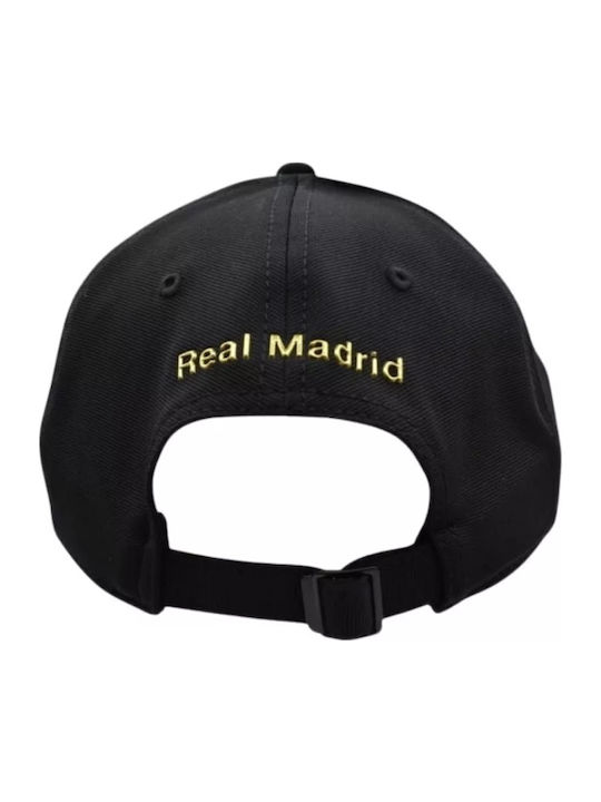 Καπέλο Real Madrid Black Gold Shield Adult Hat