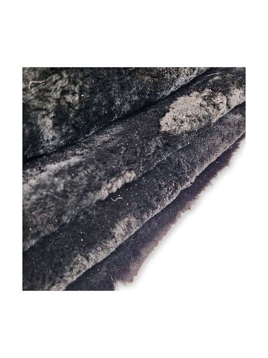 Δέρμα Πρόβατο Μουτόν 120x240cm Μαύρο Pl44bl
