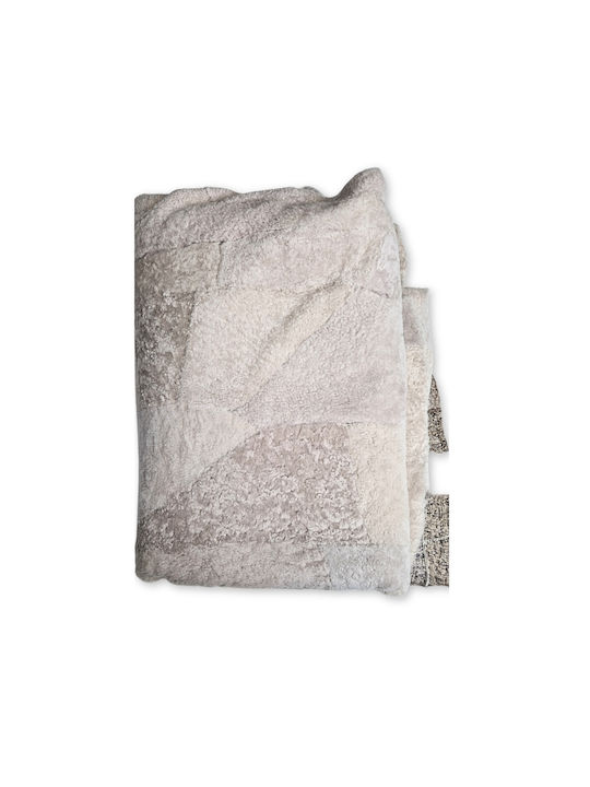 Sheepskin Rug 120x240cm Off White