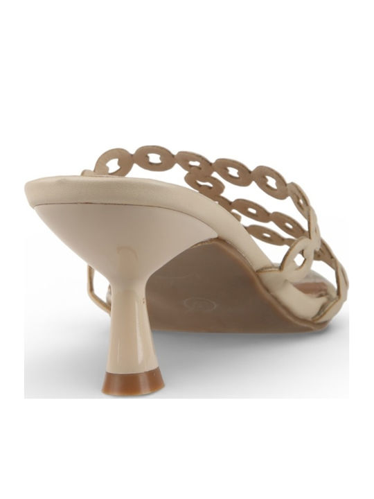 Damen Sandalen Beige