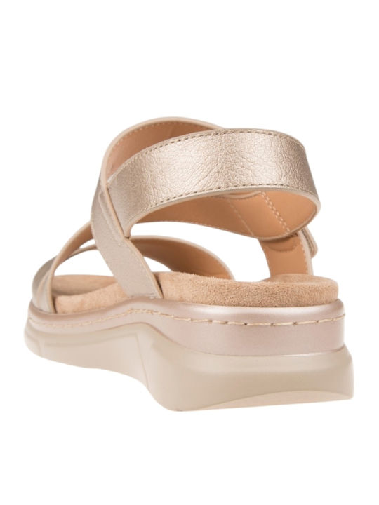Sommer Damenplattformen Goldene
