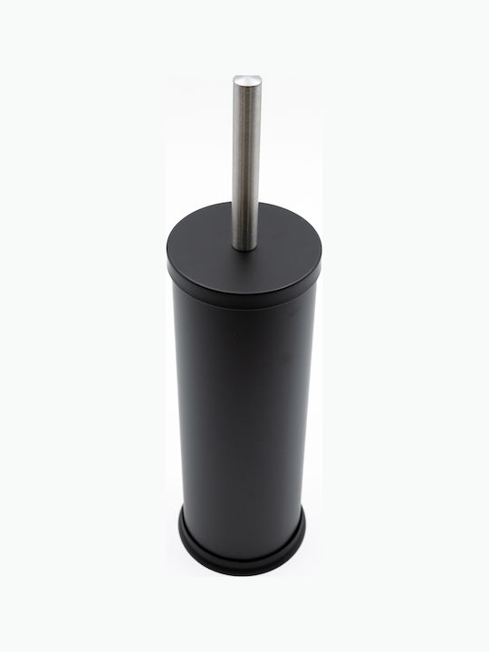 TnS Hotel Classic Metallic Bathroom Toilet Brush Black