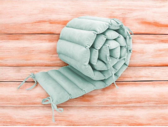 MimiNu Borduri Pentru Pătuț Clasic Intern Cold Mint 28x180cm MimiNu Borduri Pentru Pătuț Clasic Intern Cold Mint 28x180cm