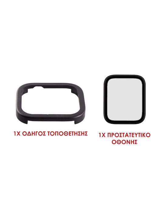 Volte-tel Tempered Glass Apple Watch 4 5 6 Se 40mm 3d Curved Aluminium 1.57'' 0.30mm Full Cover & Installation Tool Black 5205308416750