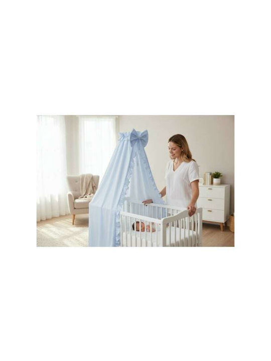 MimiNu Baby Mosquito Net for Crib Blue
