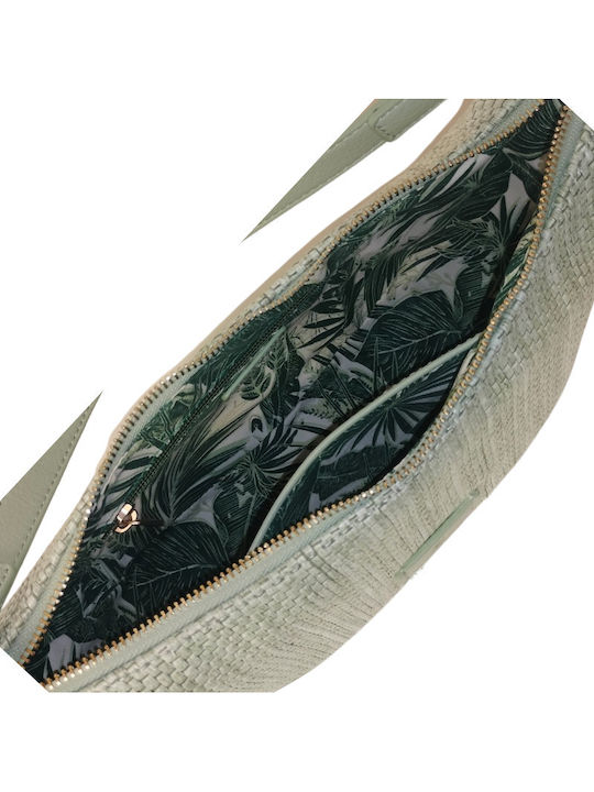 Straw Women's Shoulder Bag Green