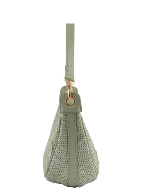 Straw Women's Shoulder Bag Green