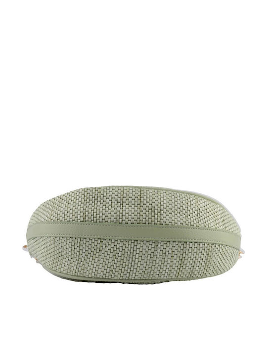 Straw Women's Shoulder Bag Green
