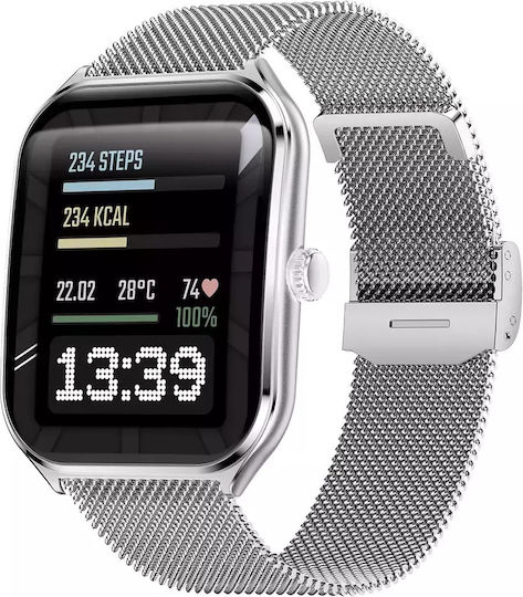 MaxCom FW74 Aurum Smartwatch με Παλμογράφο (Slim Gold)