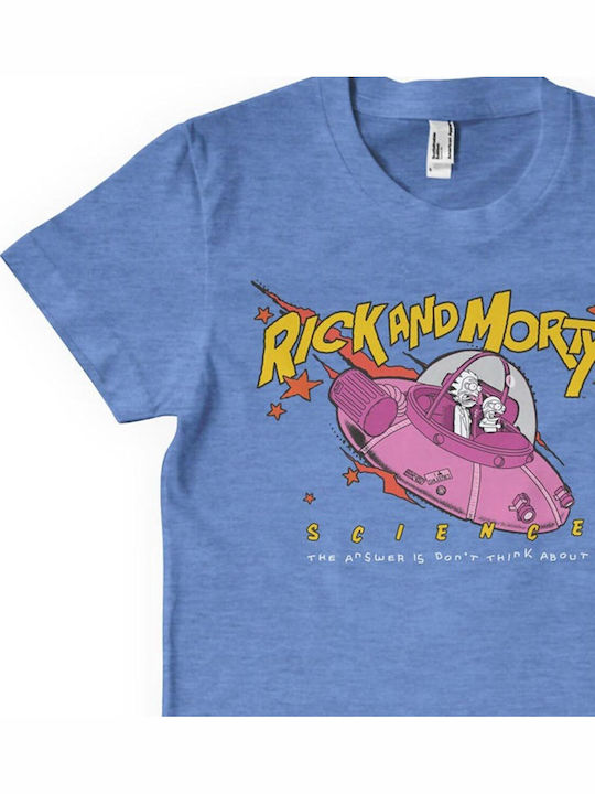 Rick Morty Science T-shirt Heather Blue Unisex Wb-1-rm016-dtf897-bh