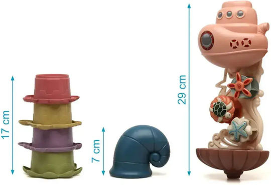 Baby Bath Submarine Kiokids 6 Pieces 18m+