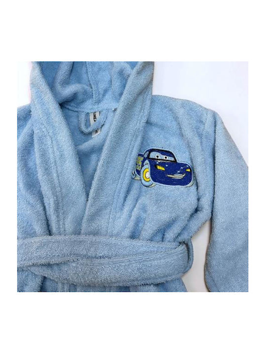 Linea Home Kids Bathrobe Blue Hooded