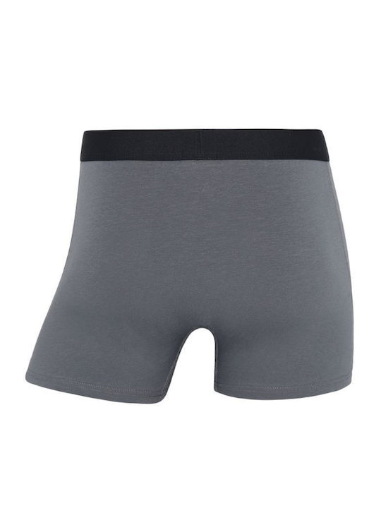 Boxeri pentru Bărbați Negru-Negru-Gri 3Pack