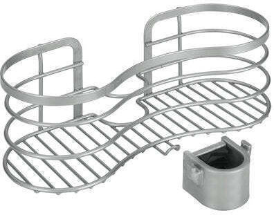 Metaltex Wall Mounted Bathroom Shelf Metallic 29x12x11cm