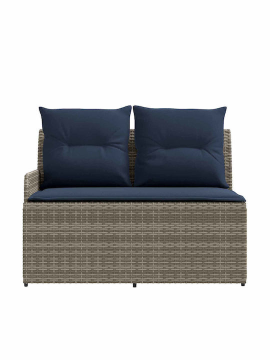 Ecksofa für den Außenbereich Rattan mit Kissen