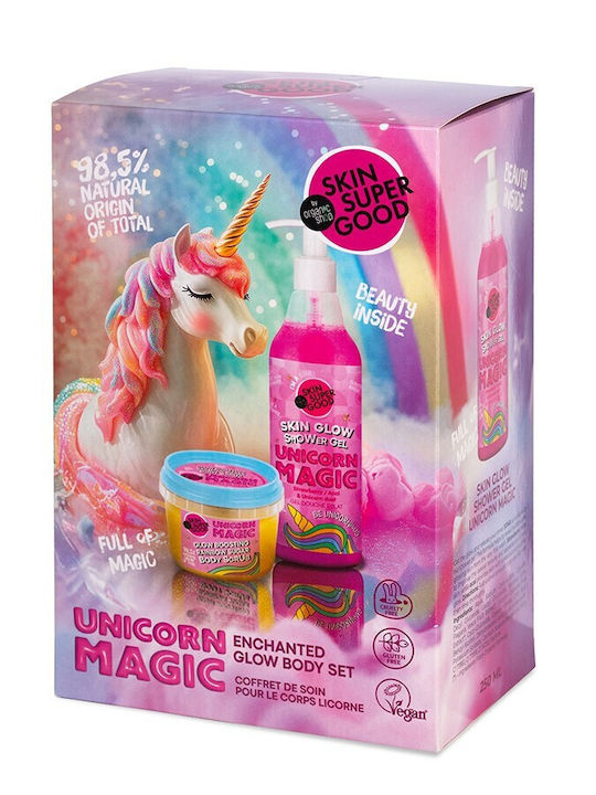 Natura Siberica Unicorn Magic Skin Care Set for Body Cleaning & Brightening 2 Pieces