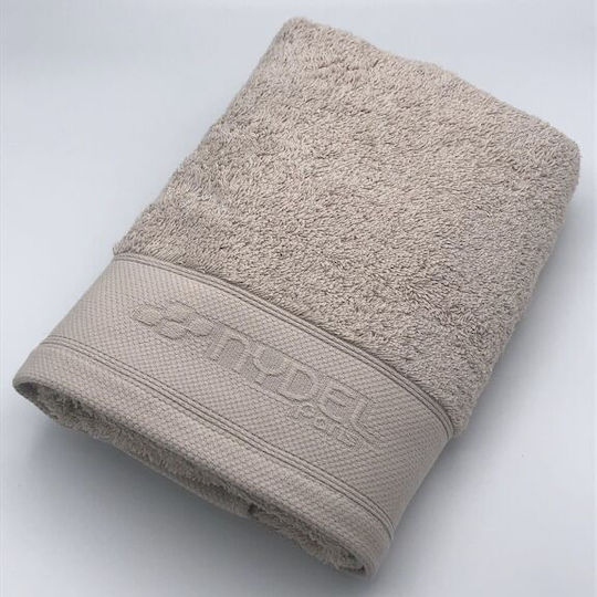 Nydel Paris 100x150cm Beige Badetuch mit 700g/m² Gewicht