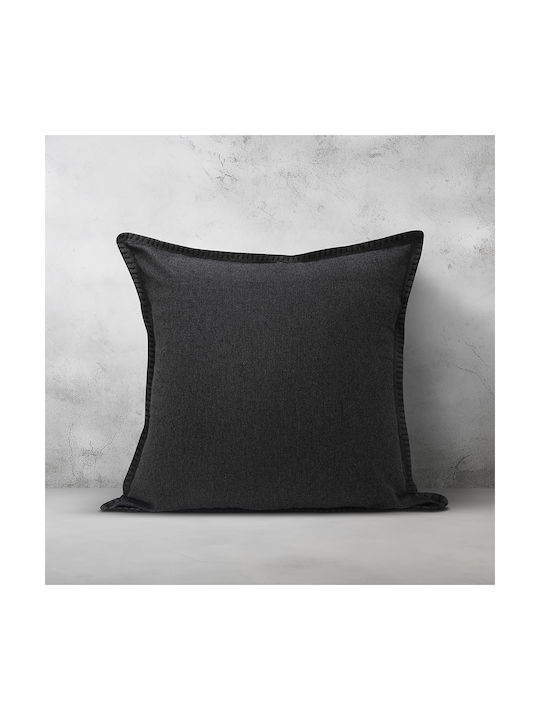 Lino Home Tastatur Tavola aus 100% Baumwolle Schwarz 45x45cm