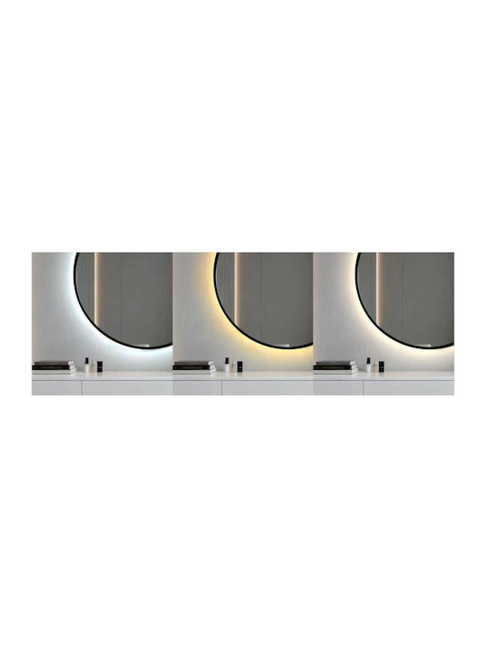 Futura Ορθογώνιος Καθρέπτης Μπάνιου Led Αφής 60x80cm Λευκός
