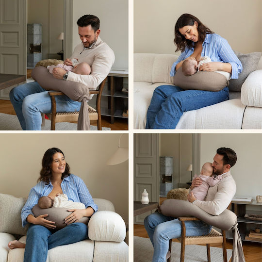 Bbhugme Μαξιλάρι Εγκυμοσύνης & Θηλασμού Καφέ