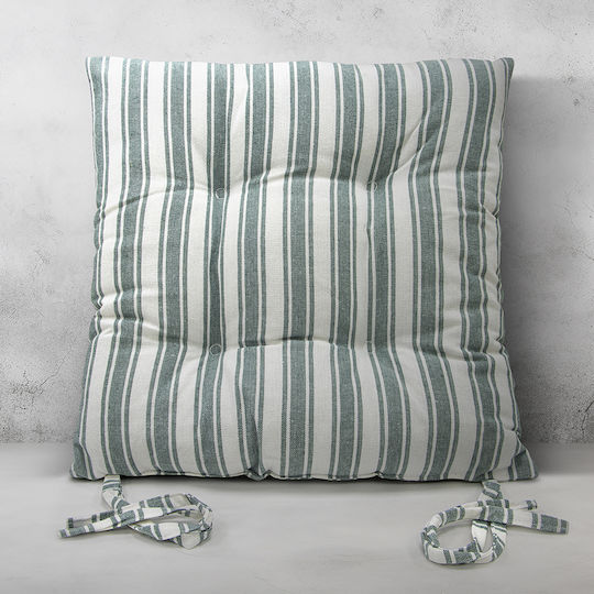 Lino Home Възглавница за стол за градина Nubbie Зелена 40x40см