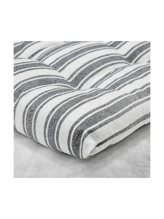Lino Home Gartenstuhlkissen Nubbie Dunkelgrau 40x40cm