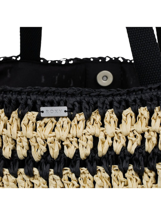 Roxy Stoff Strandtasche Schwarz