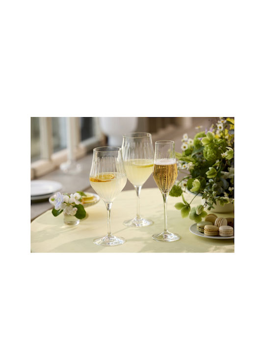Lyngby Glass Set Champagne Goblet Crystal 230ml 4 Pieces