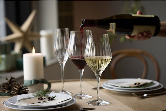 Lyngby Glas Set Brillen Rotwein Kelch Kristall 650ml 4 Stück