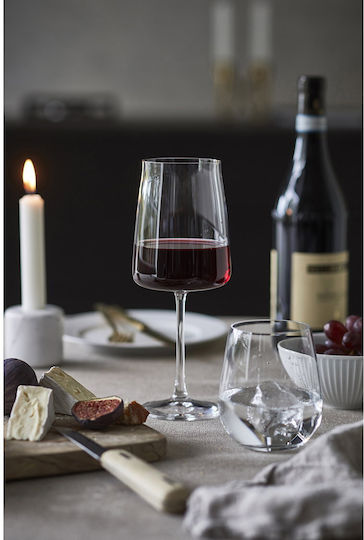 Lyngby Glass Set Glasses for White and Red Wine Made of Crystal Goblets 540ml 4 Pieces