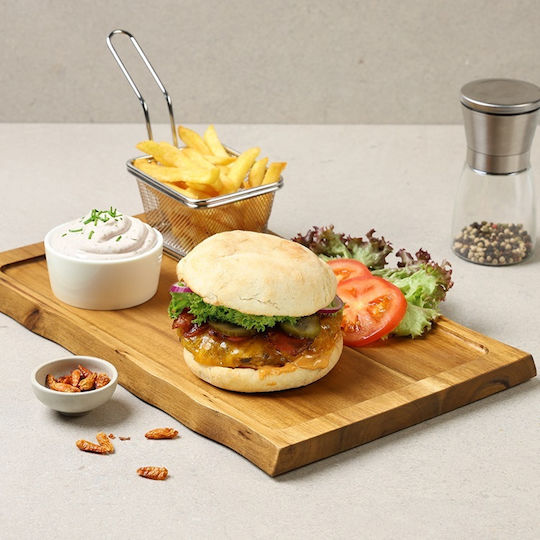 Kesper Rectangular Wooden Brown Serving Platter 37.5x24cm Kesper Rectangular Wooden Brown Serving Platter 37.5x24cm