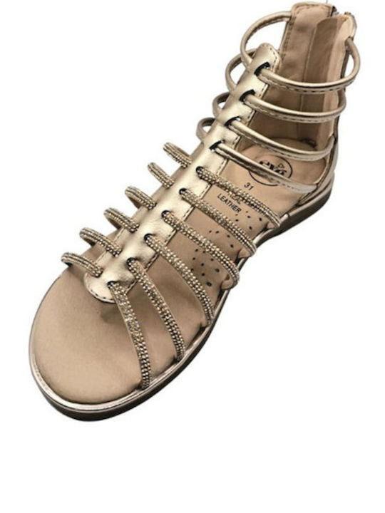 Kids' Gold Sandals