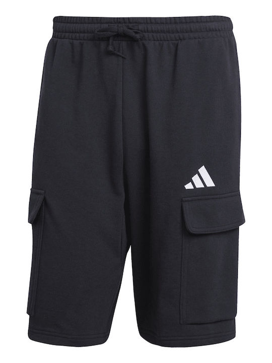 Essentials Feel Cozy French Terry Cargo Men's Shorts Black